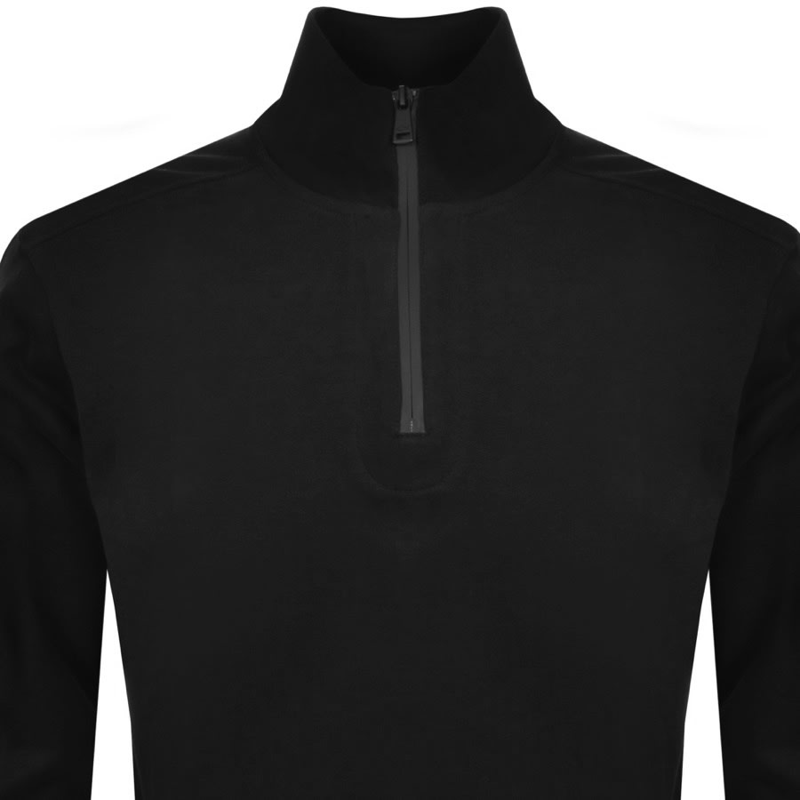 Alternative Image for ProductPaul And Shark Half Zip Sweatshirt Black2